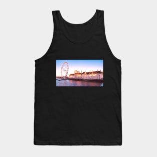 Sunset at County Hall London dramatic Tank Top